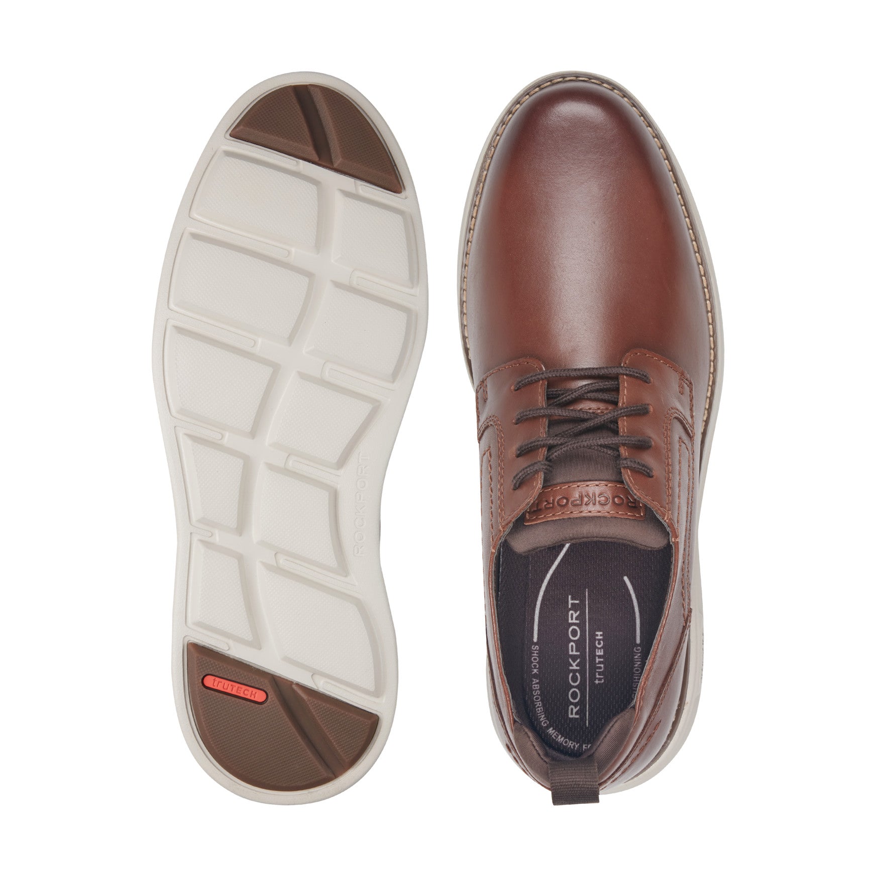 Rockport Men / Canton Casual Lace-up Oxford - Dark Natural Leather