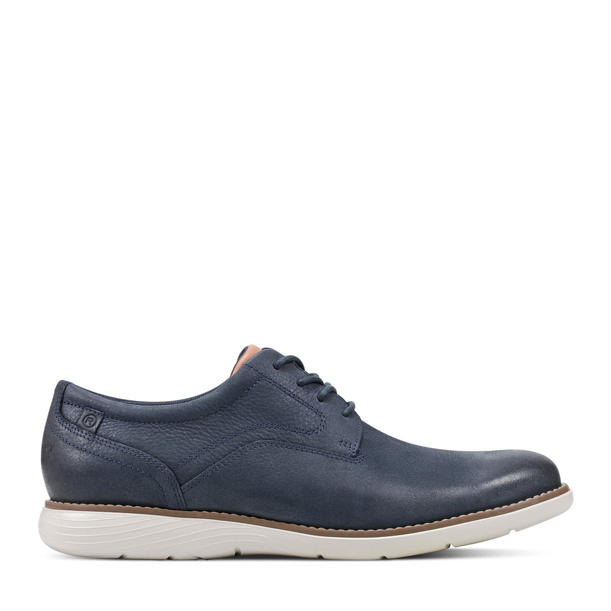 Rockport Men / Garett Plain Toe Oxford - Dark Blue Leather