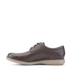 Rockport Men / Garett Plain Toe Oxford - Dark Brown Leather
