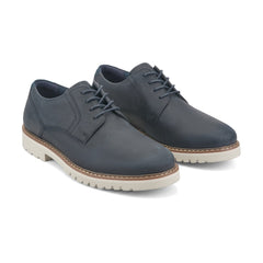 Rockport Men / Maverick Plain Toe Oxford - New Dress Blues Leather