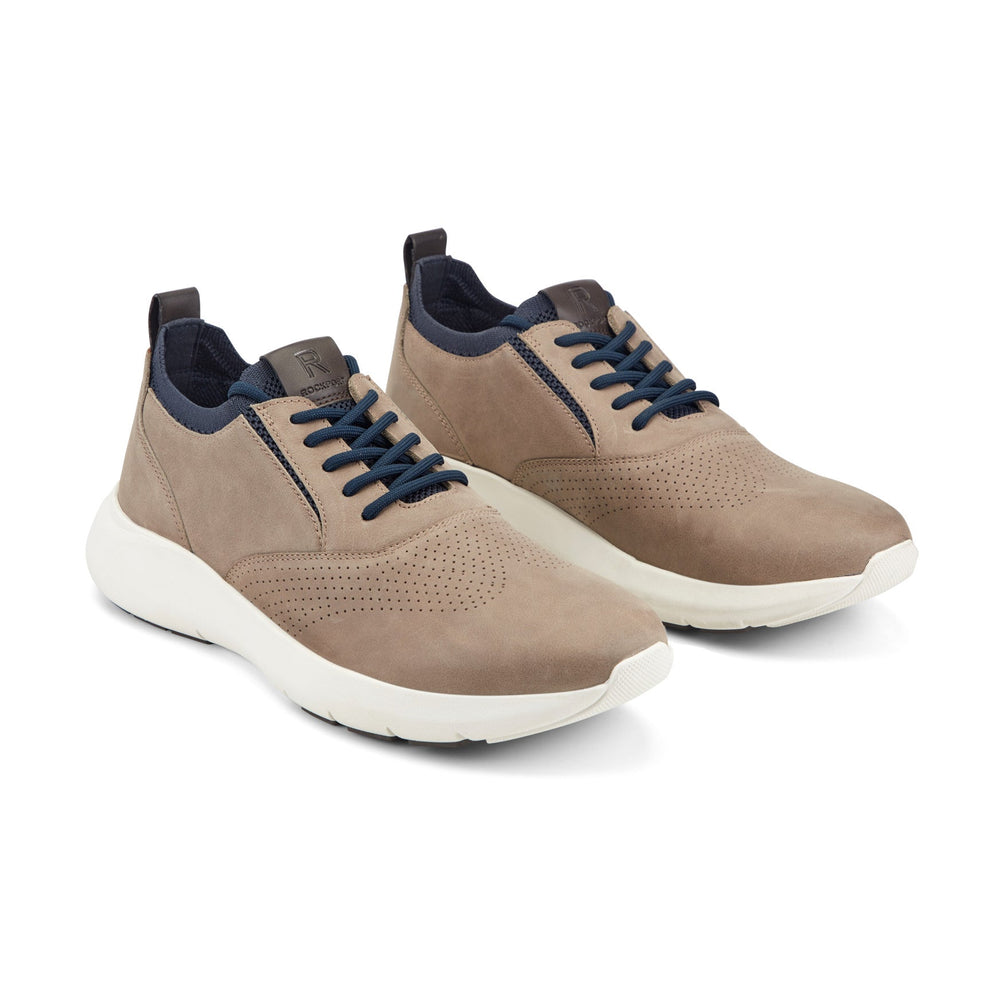 Rockport Men / Jeffson Casual Lace-up Sneakers - Taupe Leather