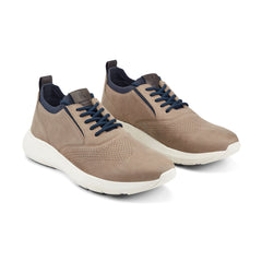 Rockport Men / Jeffson Casual Lace-up Sneakers - Taupe Leather