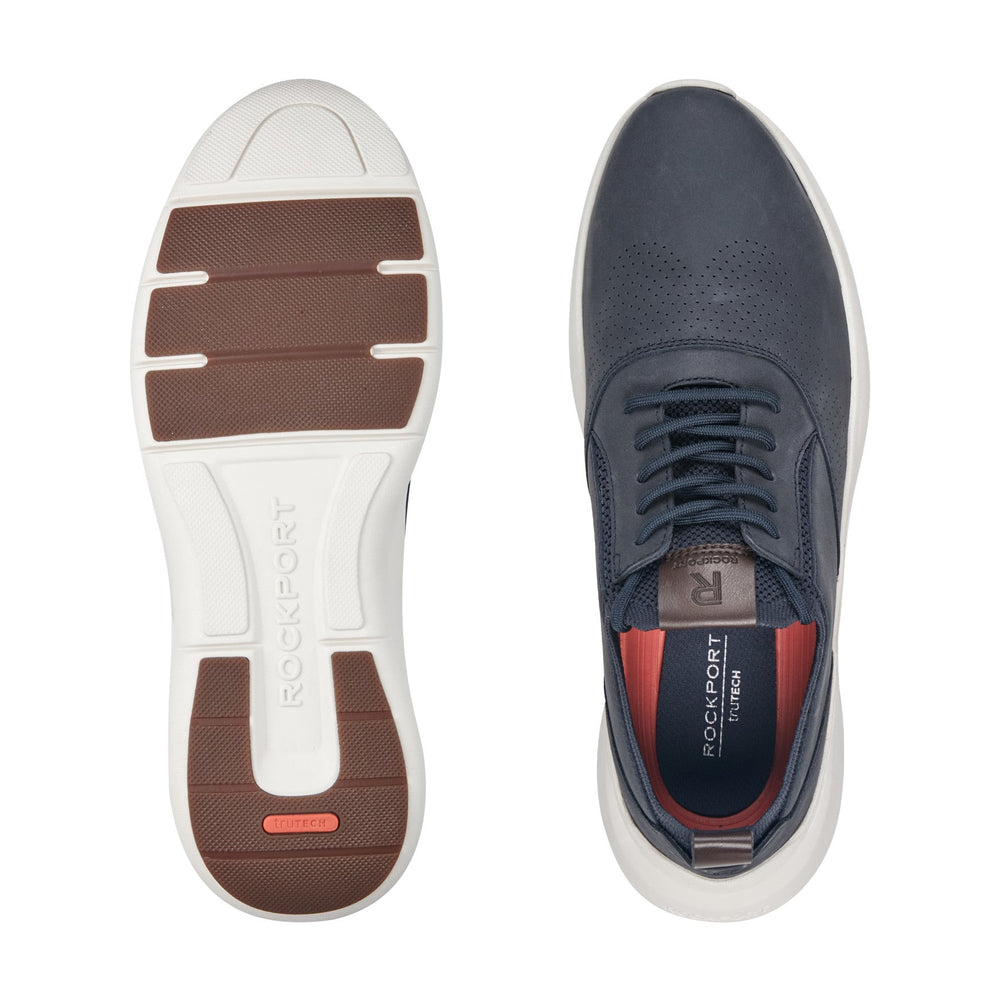 Rockport Men / Jeffson Casual Lace-up Sneakers - Dark Blue Leather