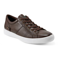 Rockport Men / Colle Lace-to-Toe Sneaker - Dark Brown Leather