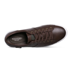 Rockport Men / Colle Lace-to-Toe Sneaker - Dark Brown Leather