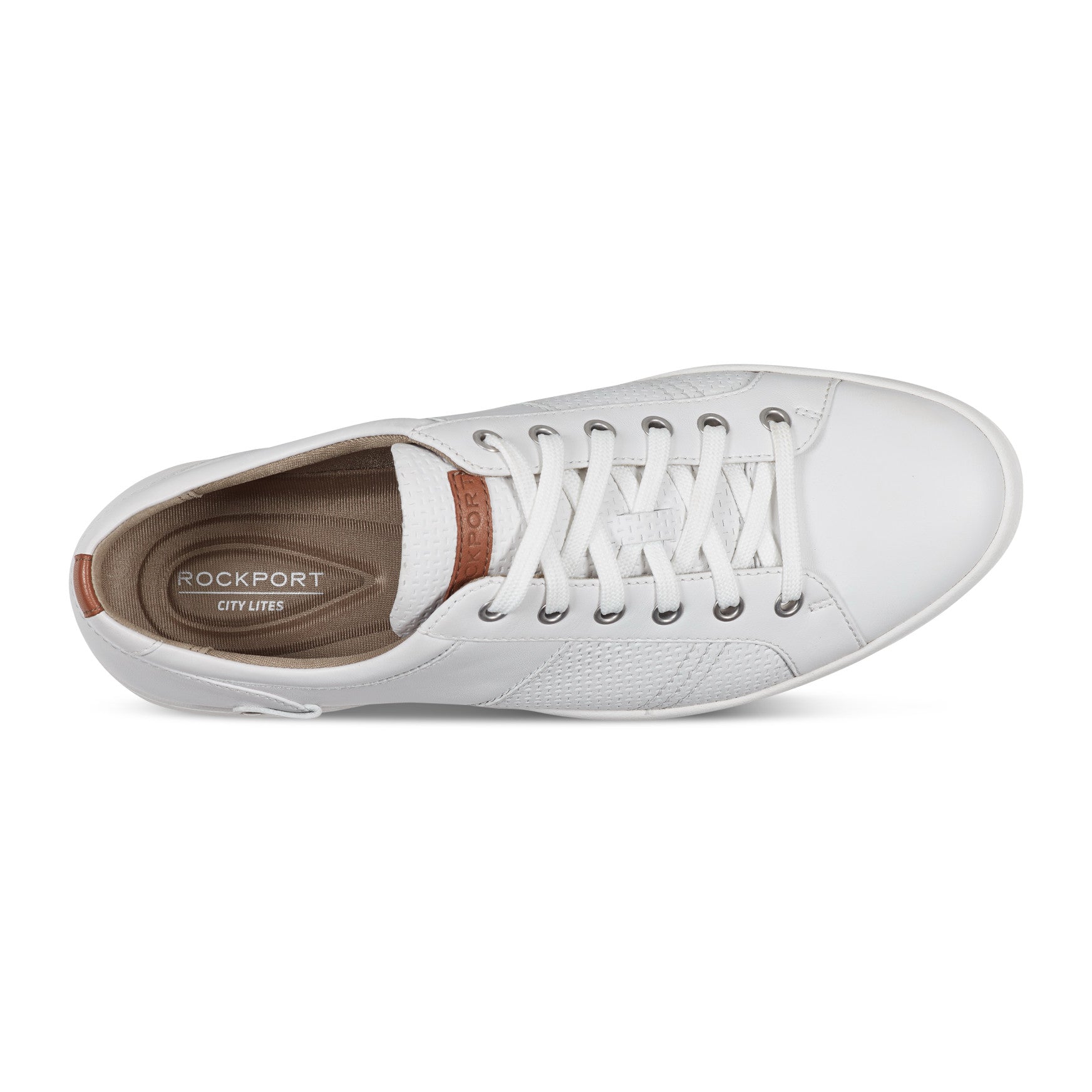 Rockport Men / Colle Lace-to-Toe Sneaker - White Leather