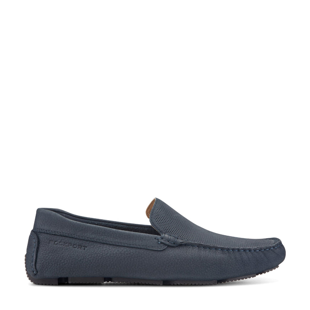 Rockport Men / Rodger Loafers - Dark Blue Suede