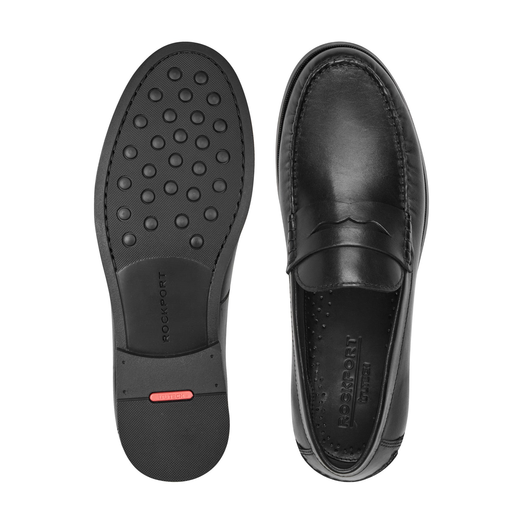 Rockport Men / Willcox Classic Penny Loafers - Black Leather