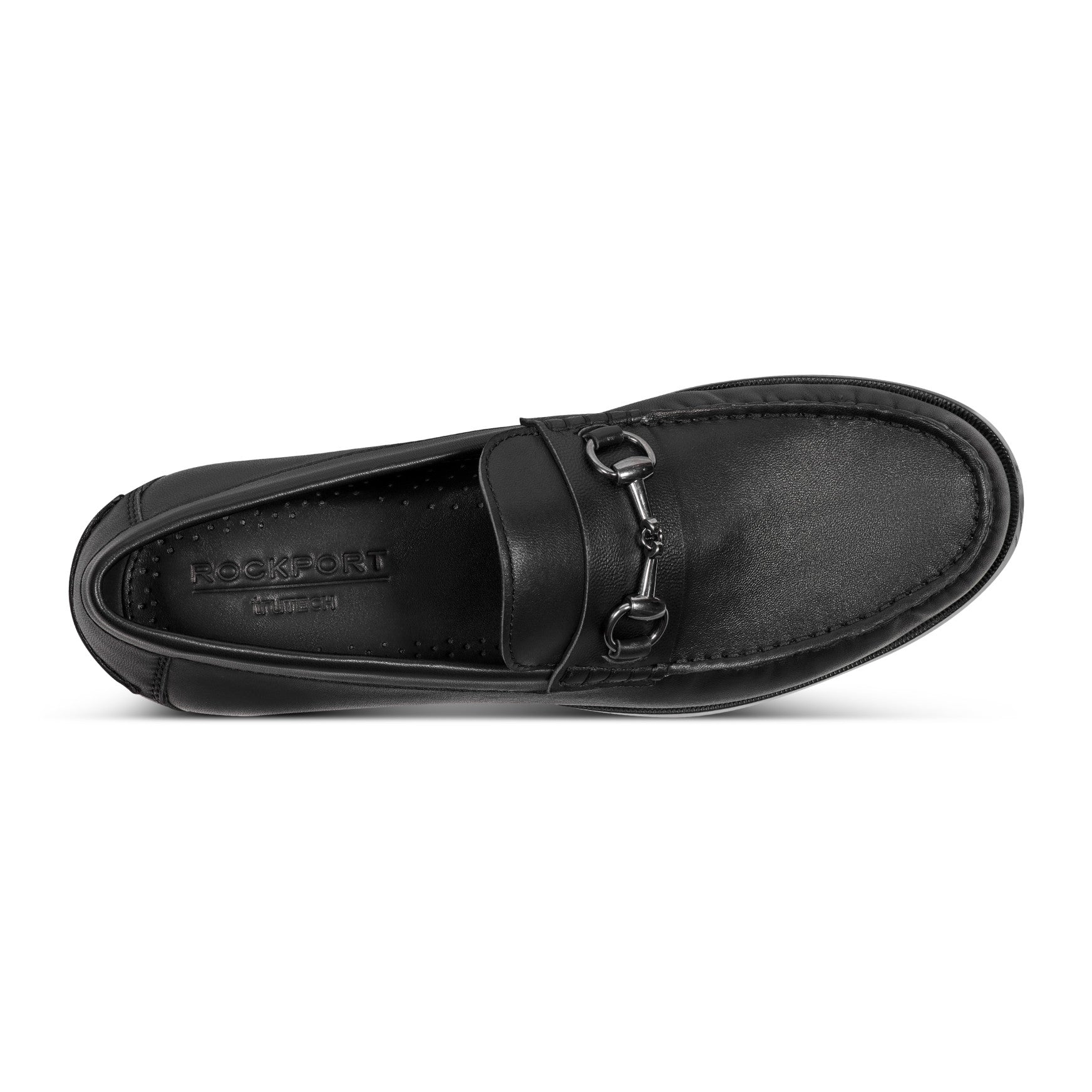 Rockport Men / Whit Classic Bit Loafers - Black Matte Leather