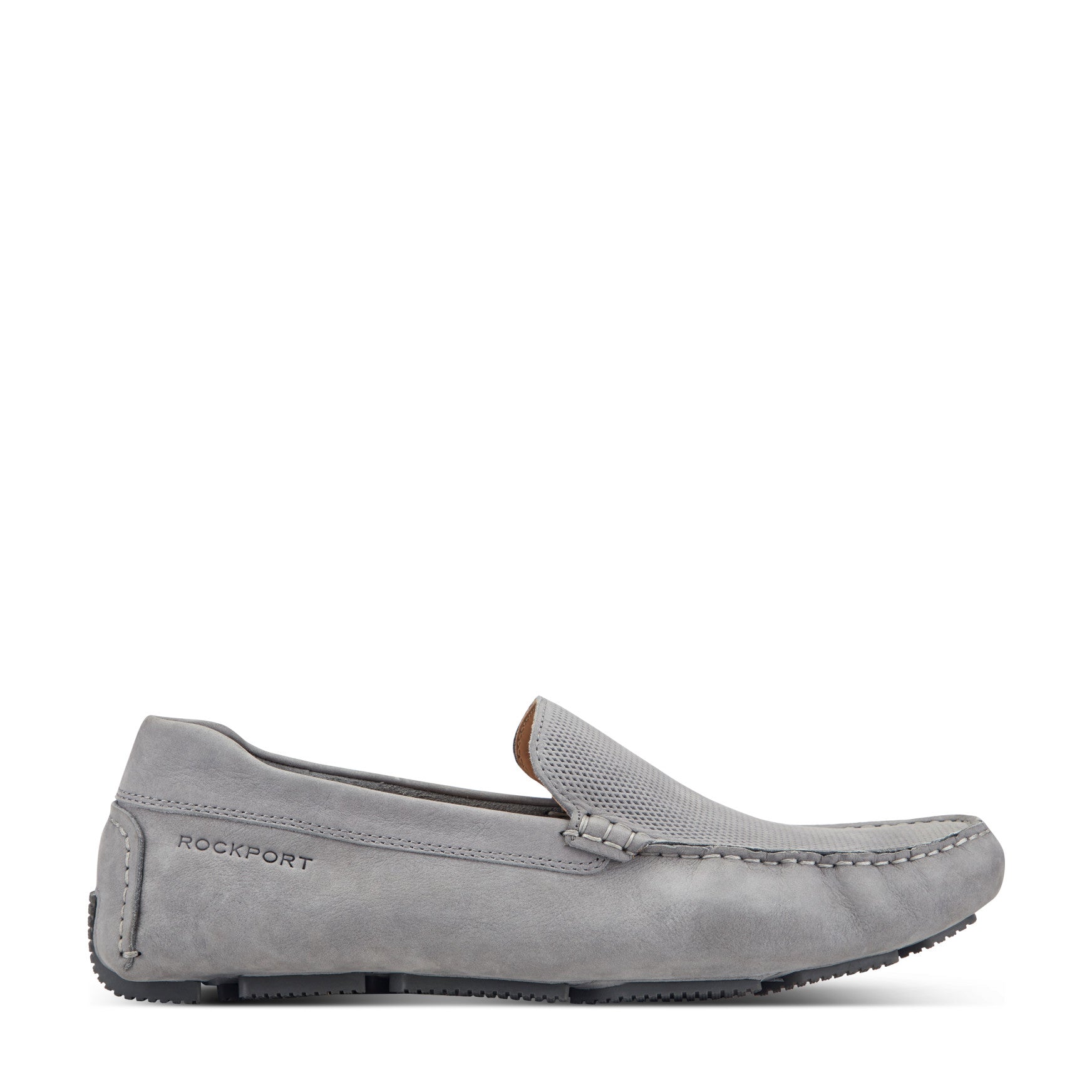 Rockport Men / Rodger Loafers - Light Gray Suede