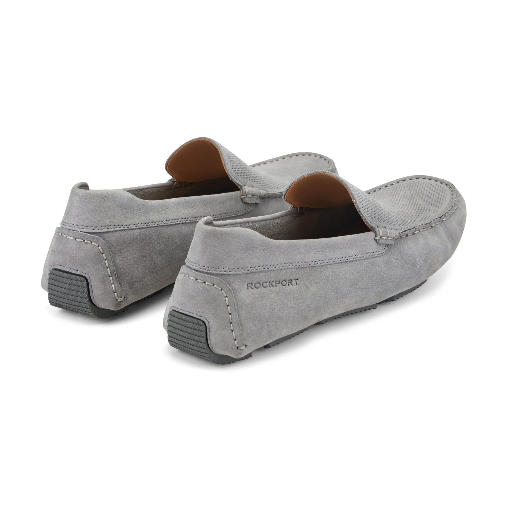 Rockport Men / Rodger Loafers - Light Gray Suede