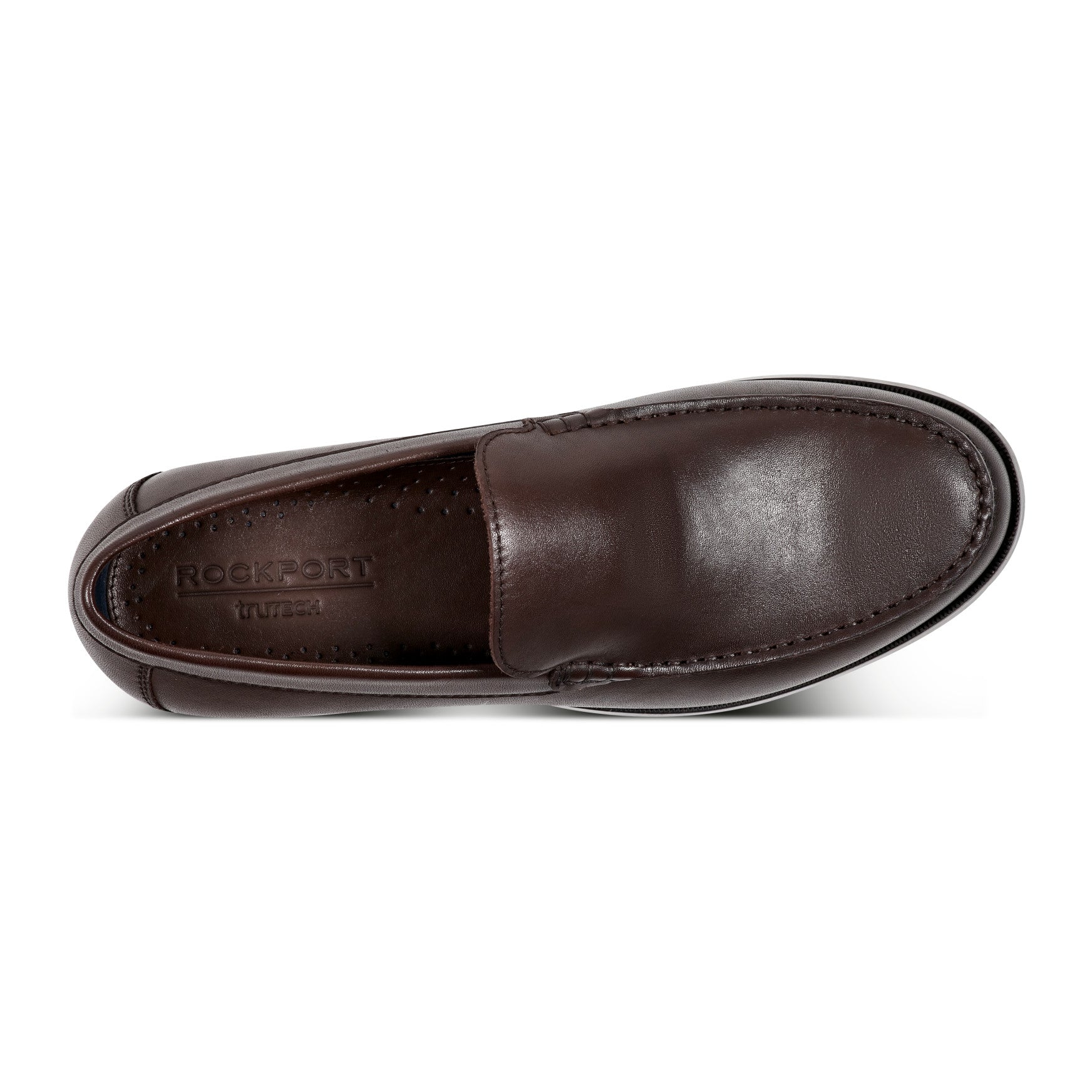 Rockport Men / Whitley Loafers - Dark Brown Leather