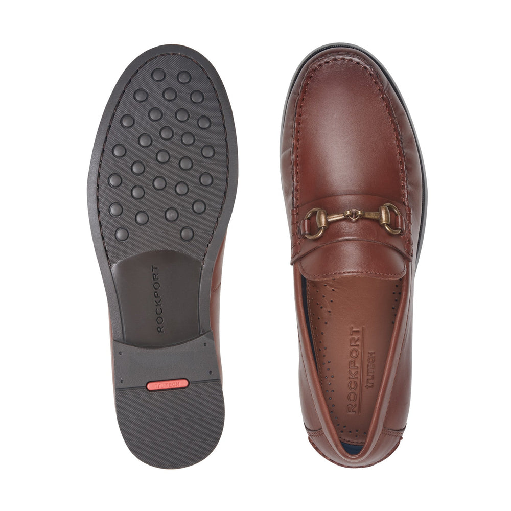 Rockport Men / Whit Classic Bit Loafers - Dark Natural Leather