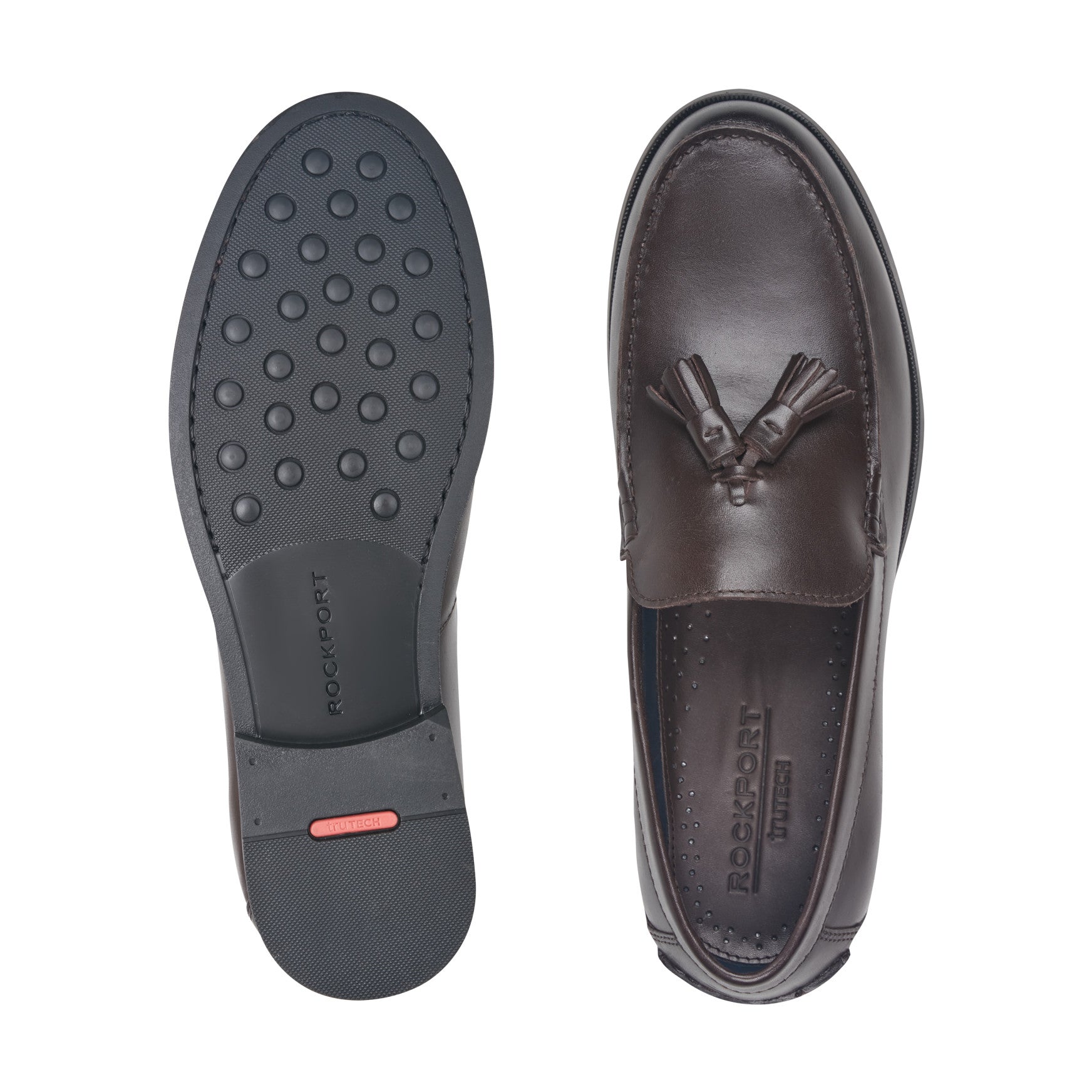 Rockport Men / Whitlaw Tassel Loafers - Dark Brown Leather