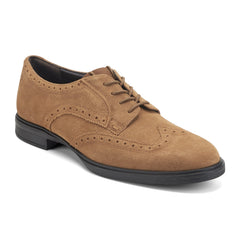 Rockport Men / Keegan Dress Wing Tip Lace-up Oxfords - Cognac Suede