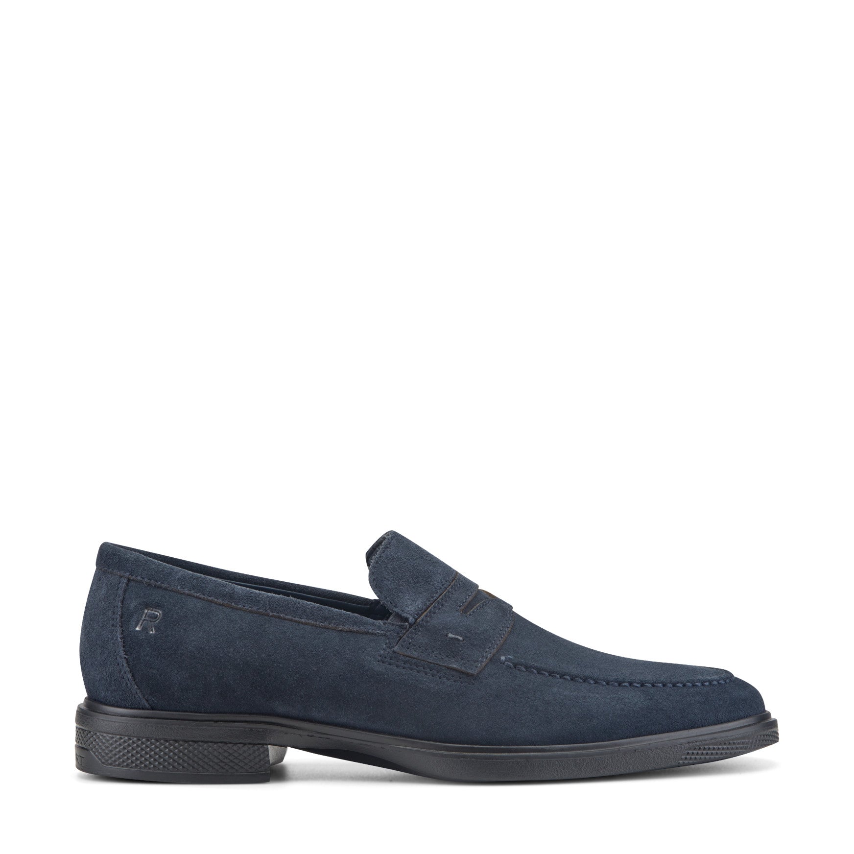Rockport Men / Keenan Penny Loafers - Dark Blue Suede