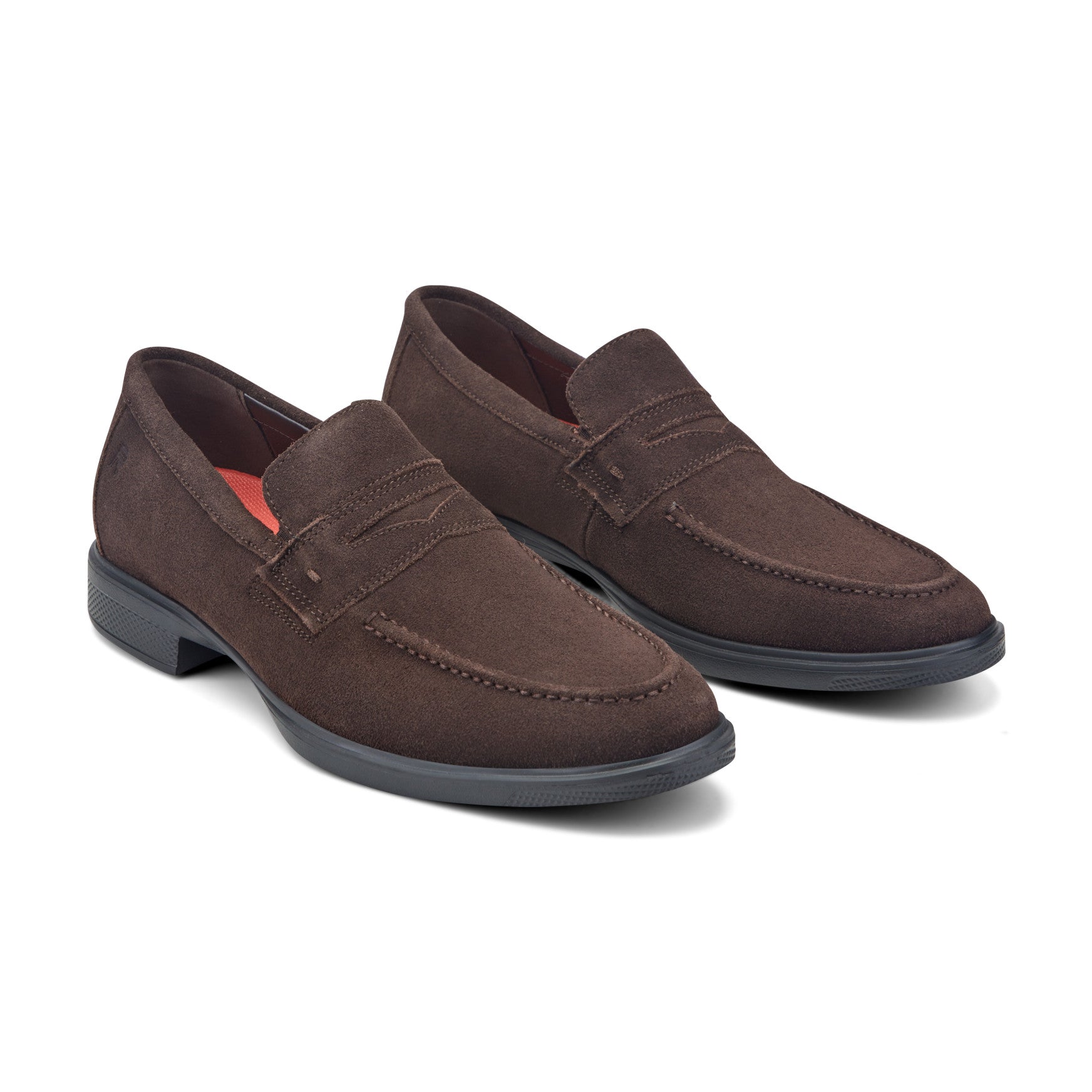 Rockport Men / Keenan Penny Loafers - Dark Brown Suede