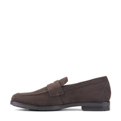 Rockport Men / Sutton Penny Loafers - Dark Brown Suede