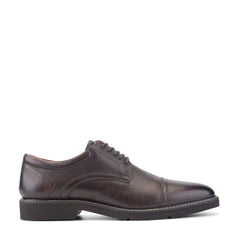 Rockport Men / Findlay Dress Lace-up Almond Toe Oxfords - Dark Brown Leather