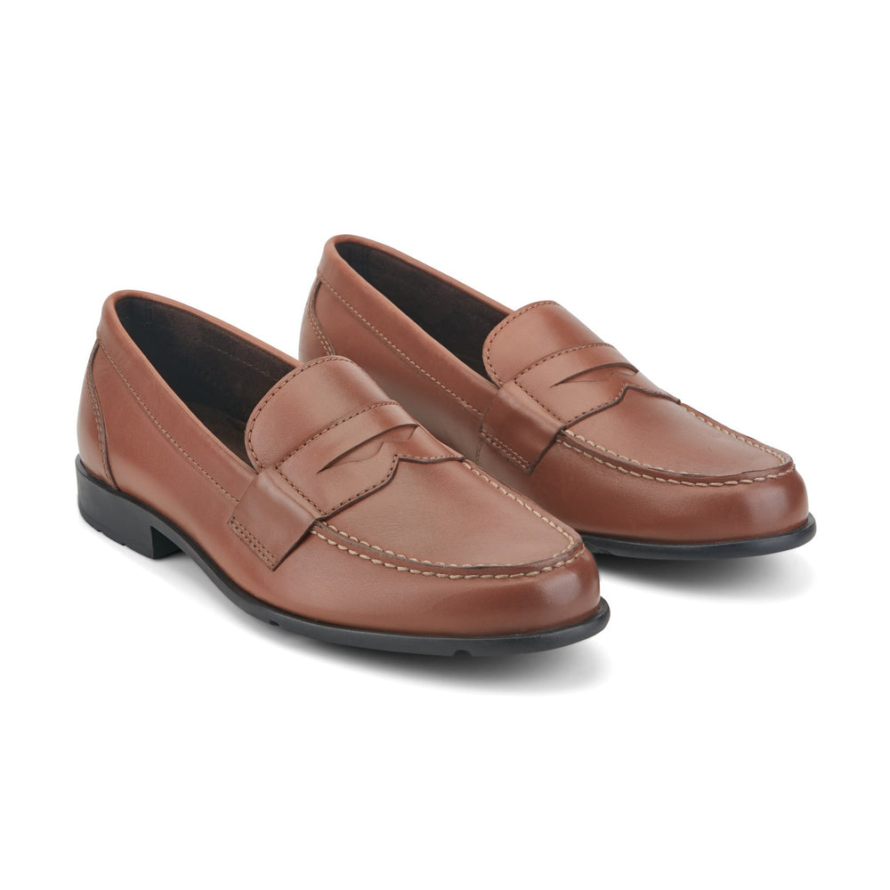 Rockport Men / Classic Penny Loafers - Cognac Leather