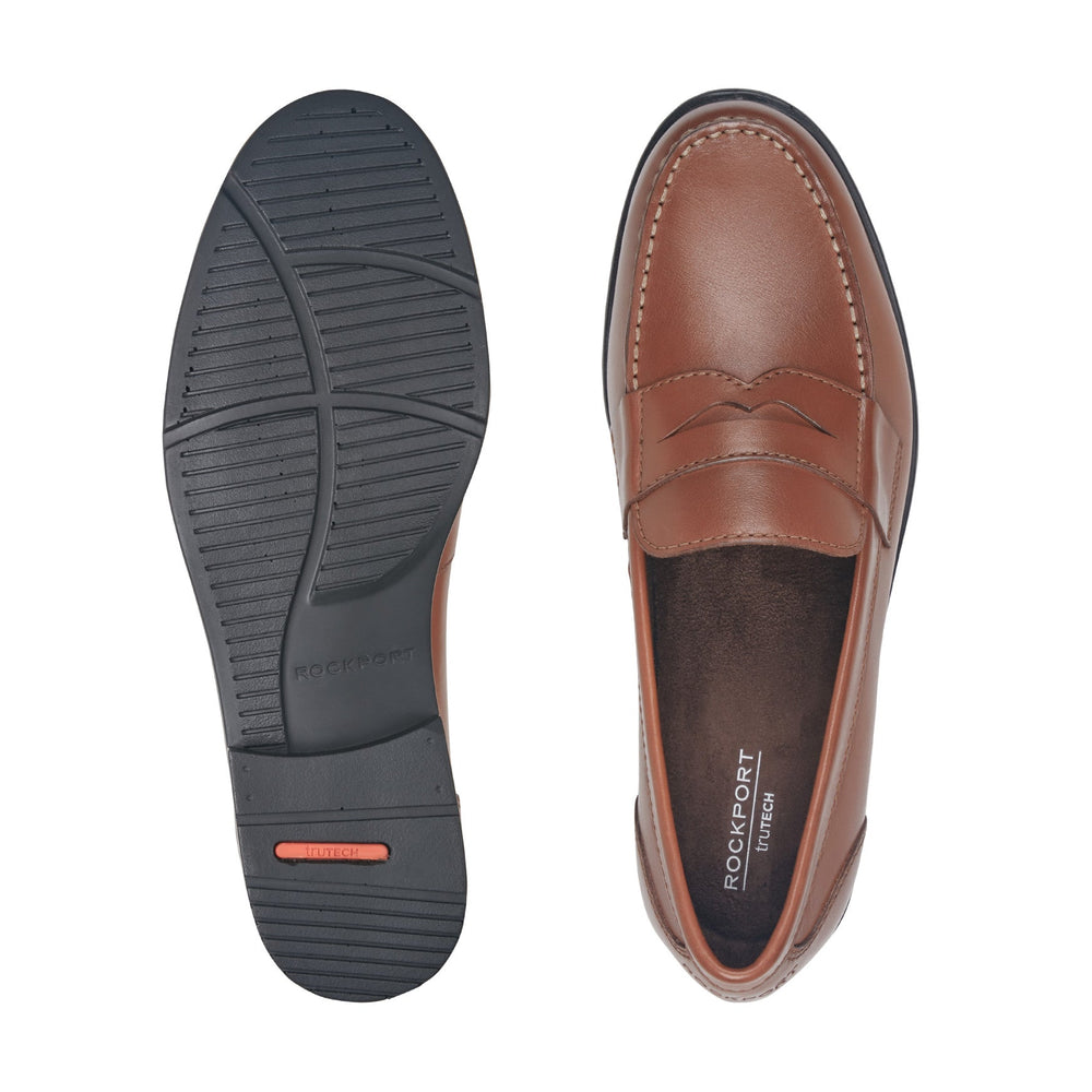 Rockport Men / Classic Penny Loafers - Cognac Leather