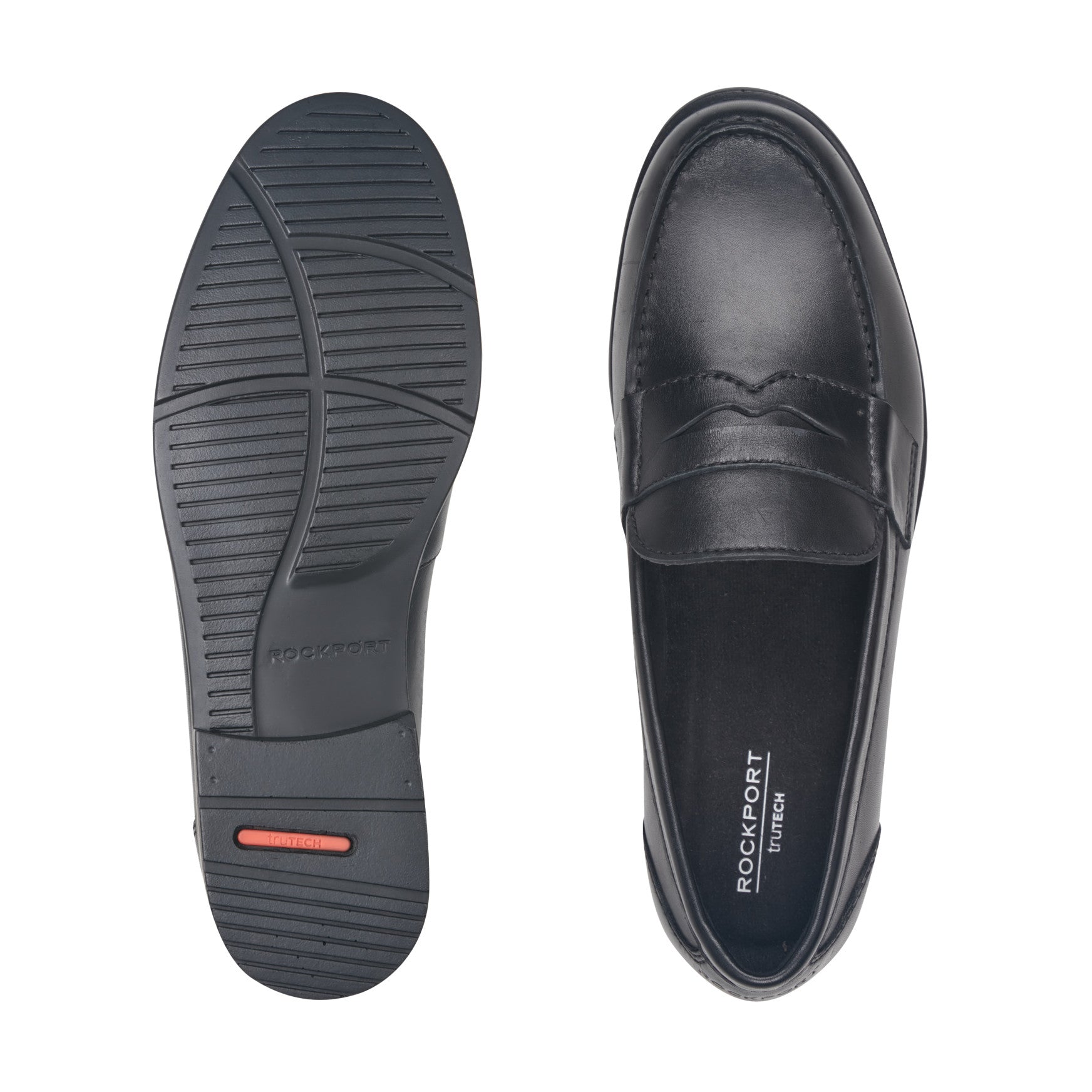 Rockport Men / Classic Penny Loafers - Black Leather