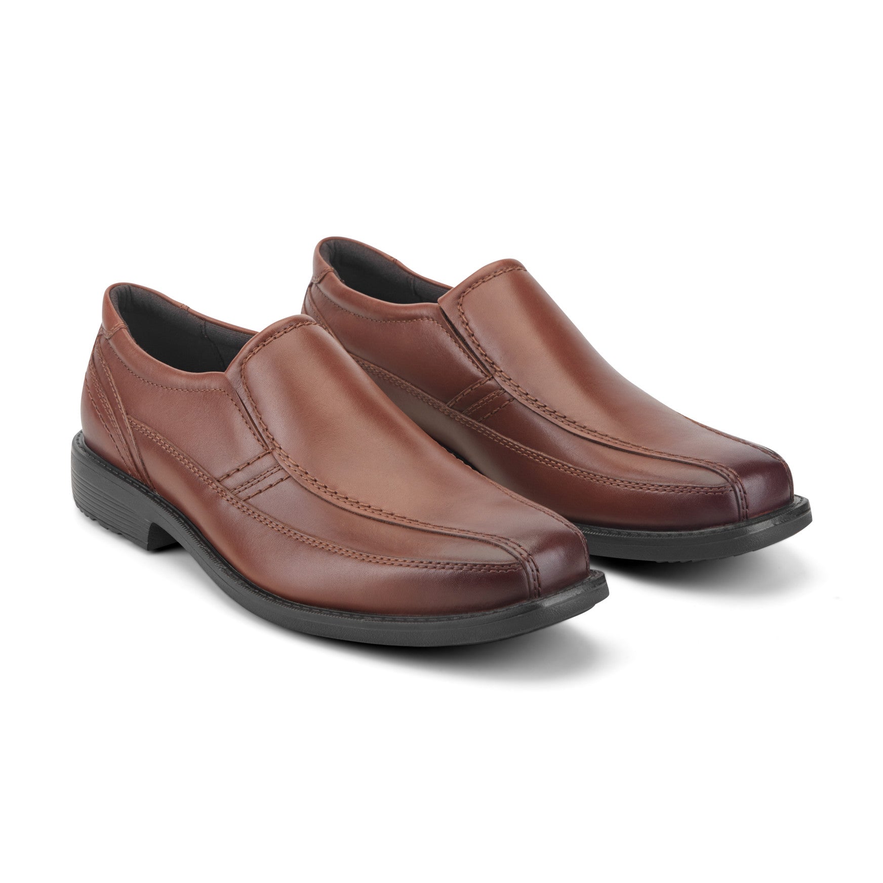 Rockport Men / Style Leader 2 Bike Toe Slip-On - New Brown Gradient Leather