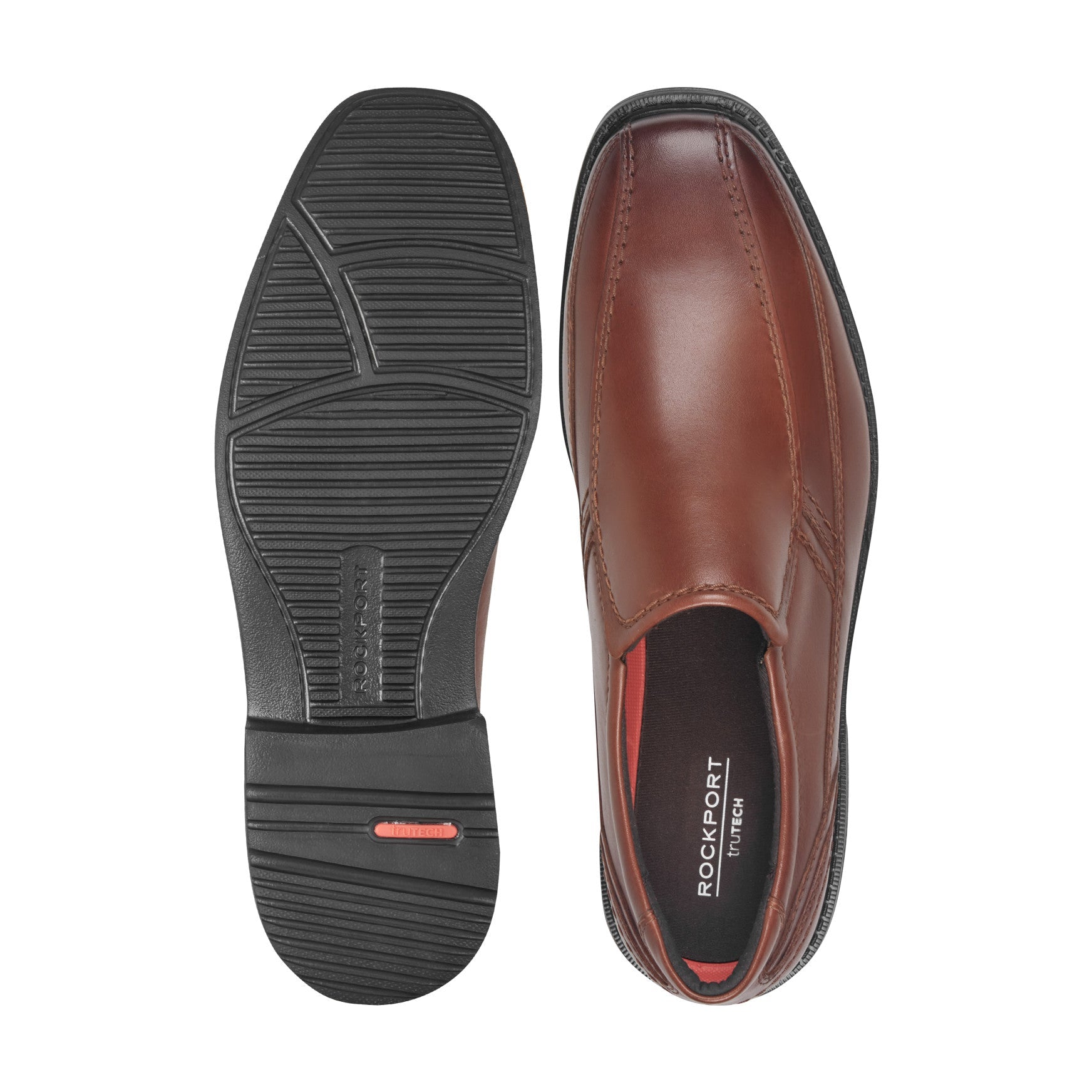 Rockport Men / Style Leader 2 Bike Toe Slip-On - New Brown Gradient Leather