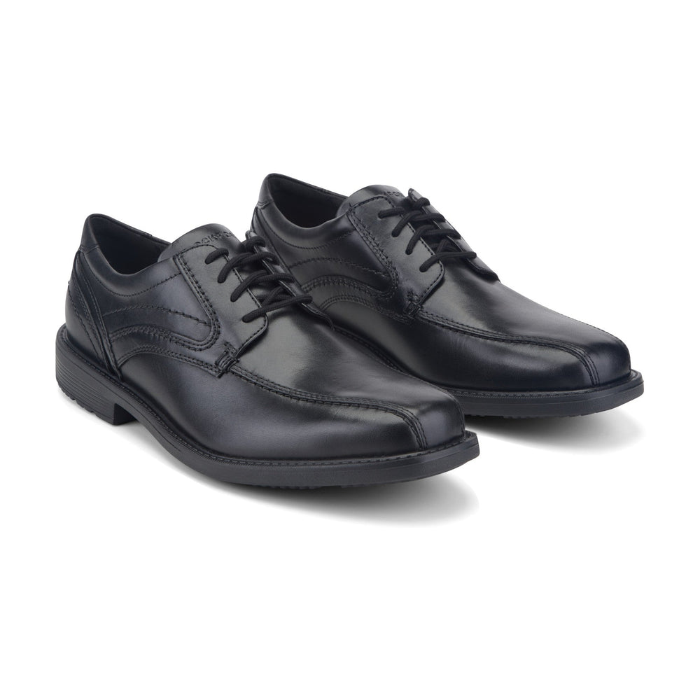 Rockport Men / Style Leader 2 Bike Toe Oxford - Black Leather