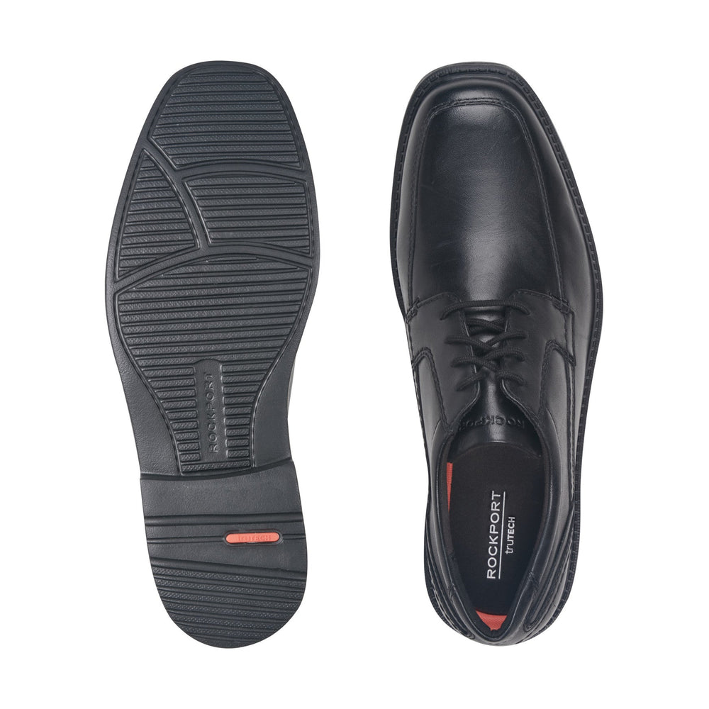 Rockport Men / Style Leader 2 Apron Toe Oxford - Black Leather