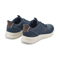 Rockport Men / Shawn Step Activated Casual Lace-up Sneakers - Dark Blue Suede