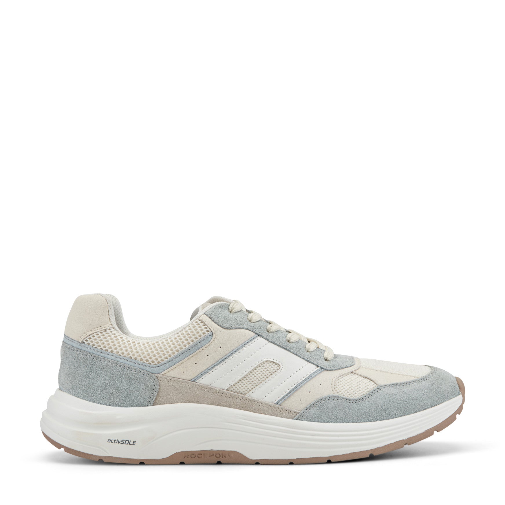 Rockport Men / Henry Casual Lace-Up Sneakers - Light Blue Suede