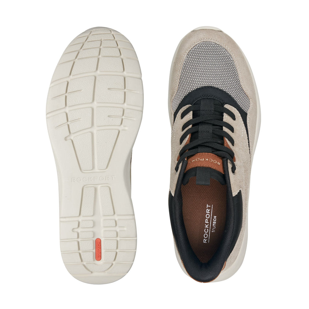 Rockport Men / Shawn Step Activated Casual Lace-up Sneakers - Taupe Suede