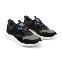 Rockport Men / Shawn Step Activated Casual Lace-up Sneakers - Black Suede
