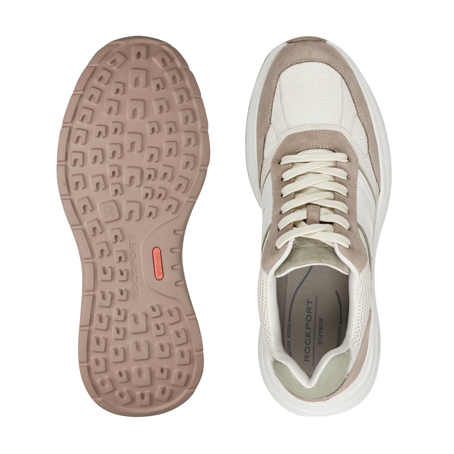 Rockport Men / Henry Casual Lace-Up Sneakers - Light Green Suede