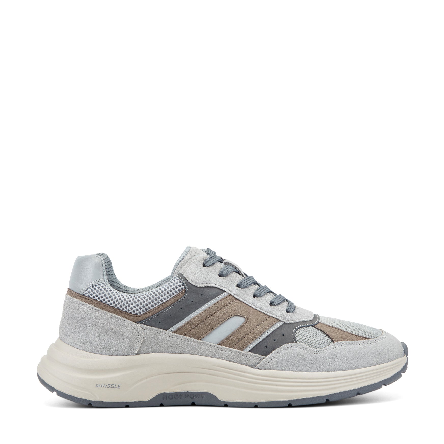 Rockport Men / Henry Casual Lace-Up Sneakers - Dark Gray Suede
