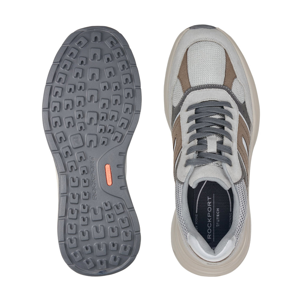 Rockport Men / Henry Casual Lace-Up Sneakers - Dark Gray Suede