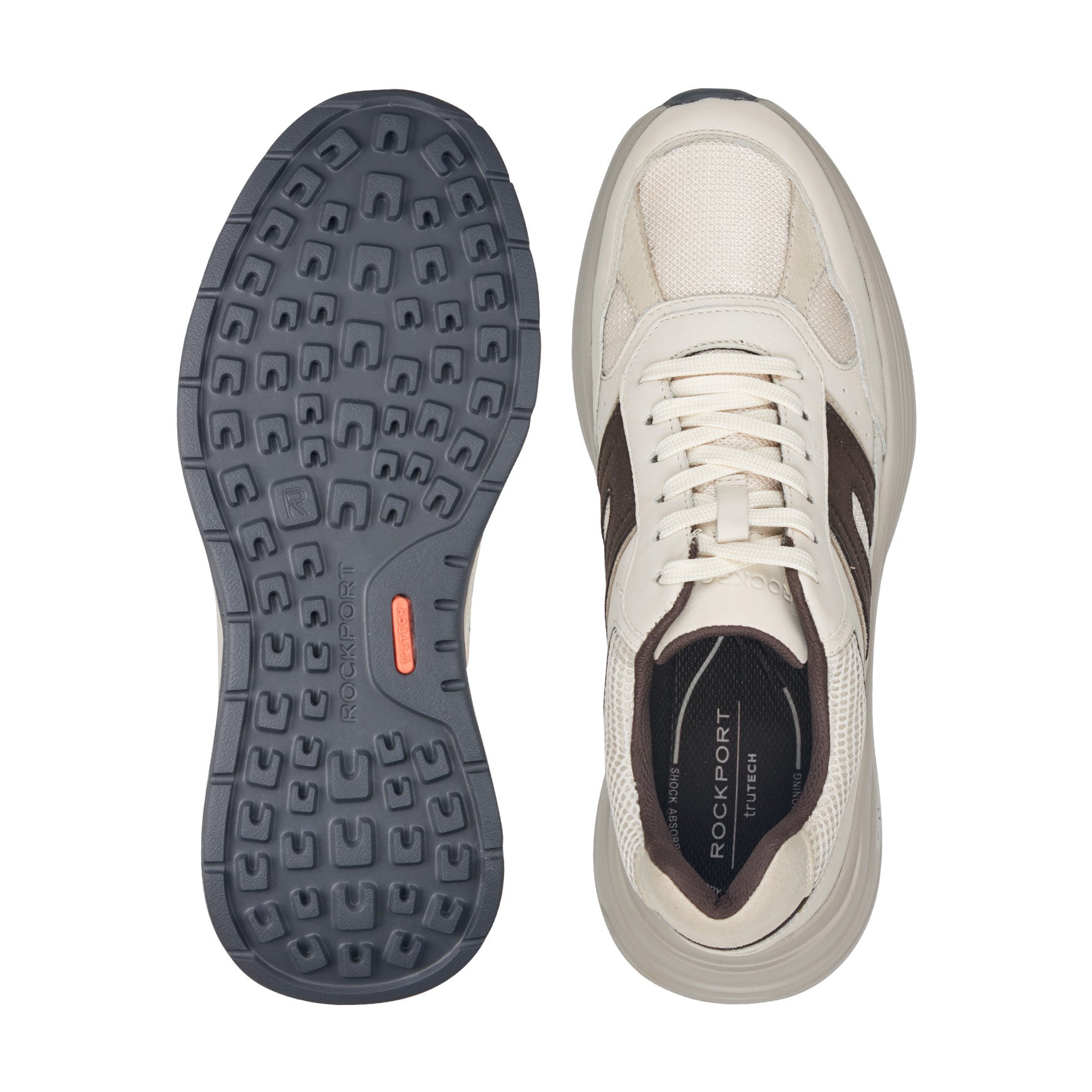 Rockport Men / Henry Casual Lace-Up Sneakers - Ivory Leather