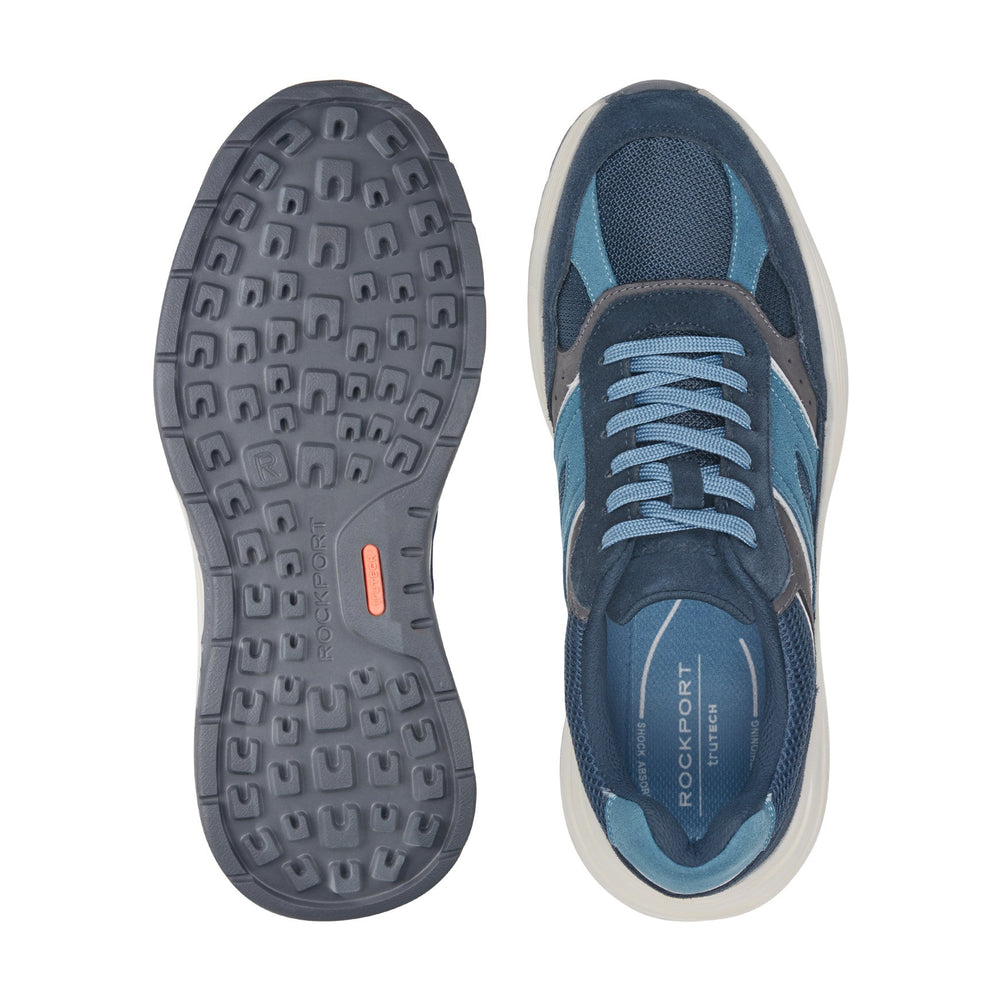 Rockport Men / Henry Casual Lace-Up Sneakers - Dark Blue Suede