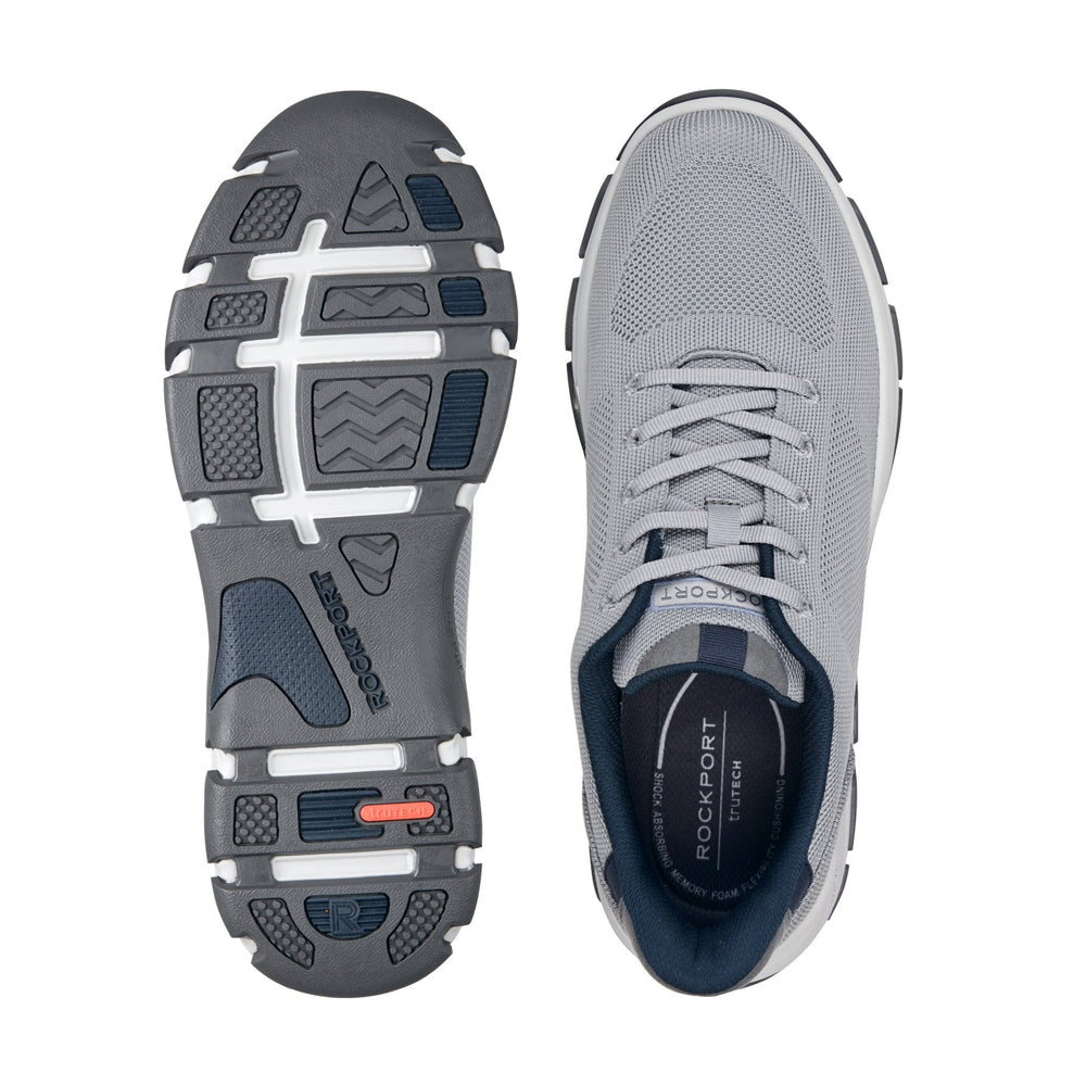 Rockport Men / Rafferty Step Activated Lace-up Casual Sneakers - Medium Gray