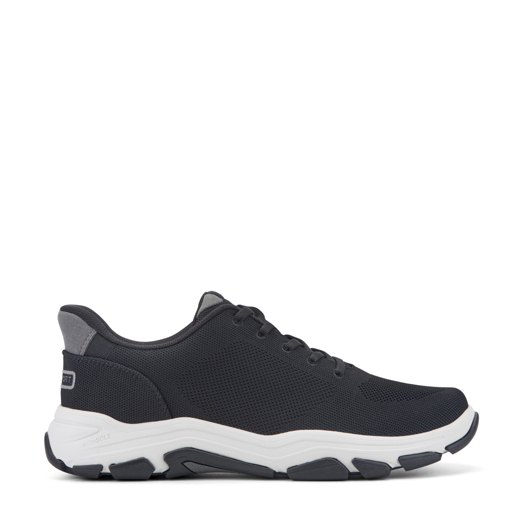Rockport Men / Rafferty Step Activated Lace-up Casual Sneakers - Black