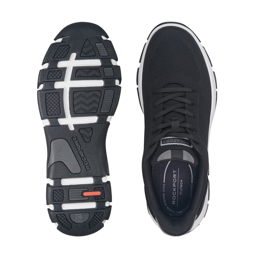 Rockport Men / Rafferty Step Activated Lace-up Casual Sneakers - Black
