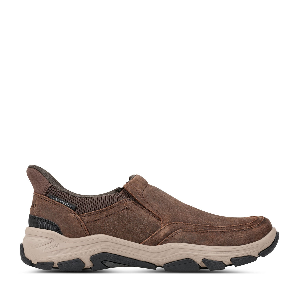 Rockport Men / Reece Step Activated Slip-ons - Medium Brown Suede