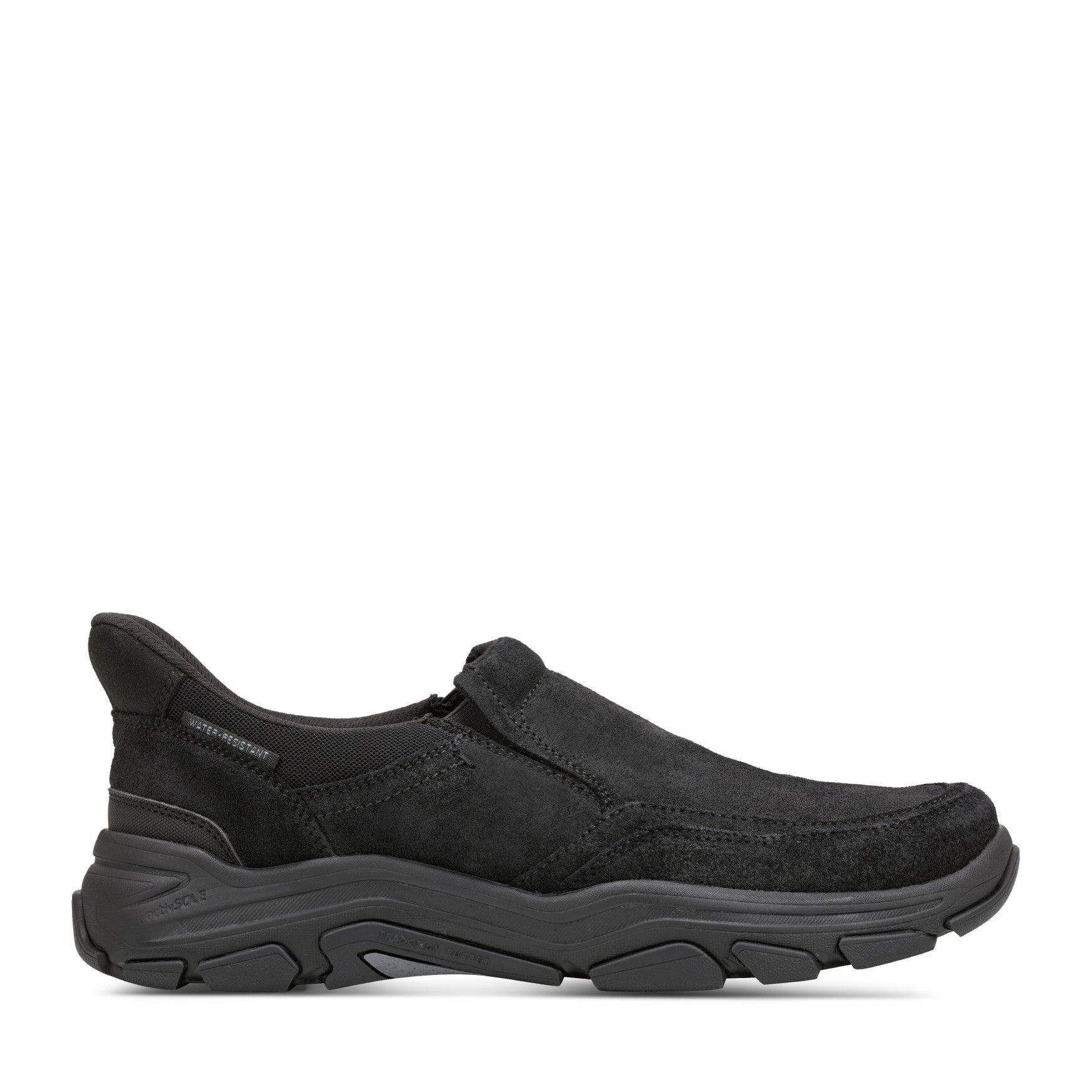 Rockport Men / Reece Step Activated Slip-ons - Black Suede