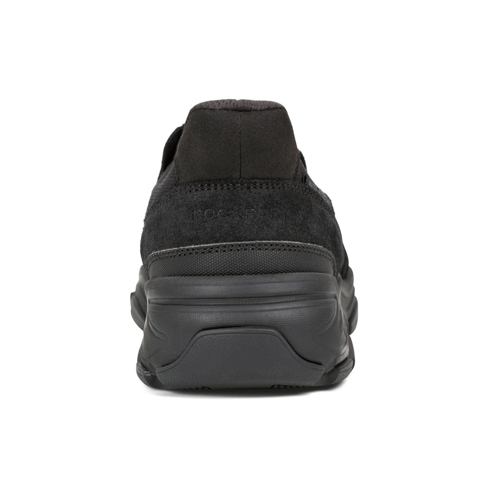 Rockport Men / Reece Step Activated Slip-ons - Black Suede