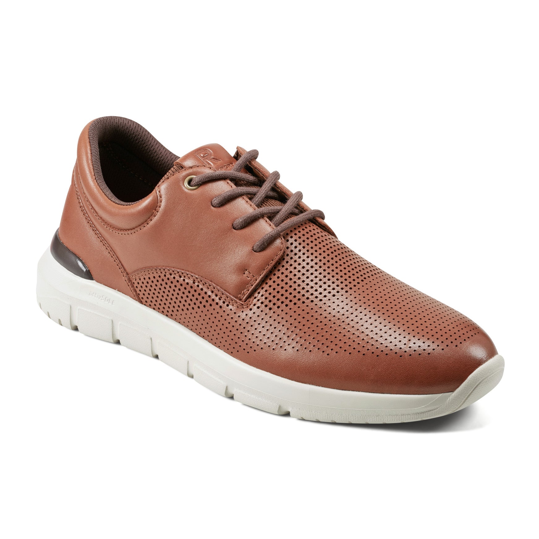 Rockport Men / Jaimie Lace-up Sneakers - Dark Natural Leather