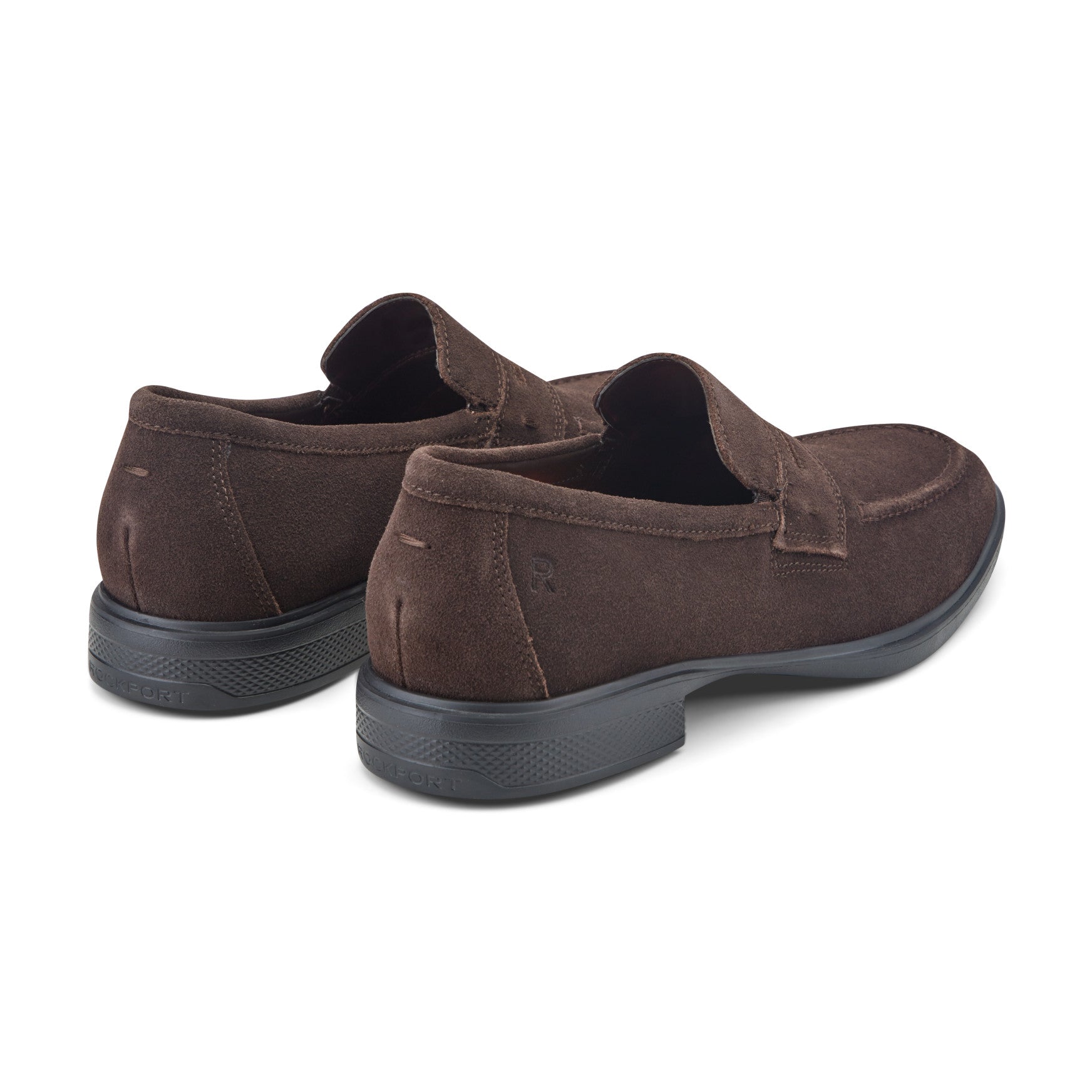 Rockport Men / Keenan Penny Loafers - Dark Brown Suede
