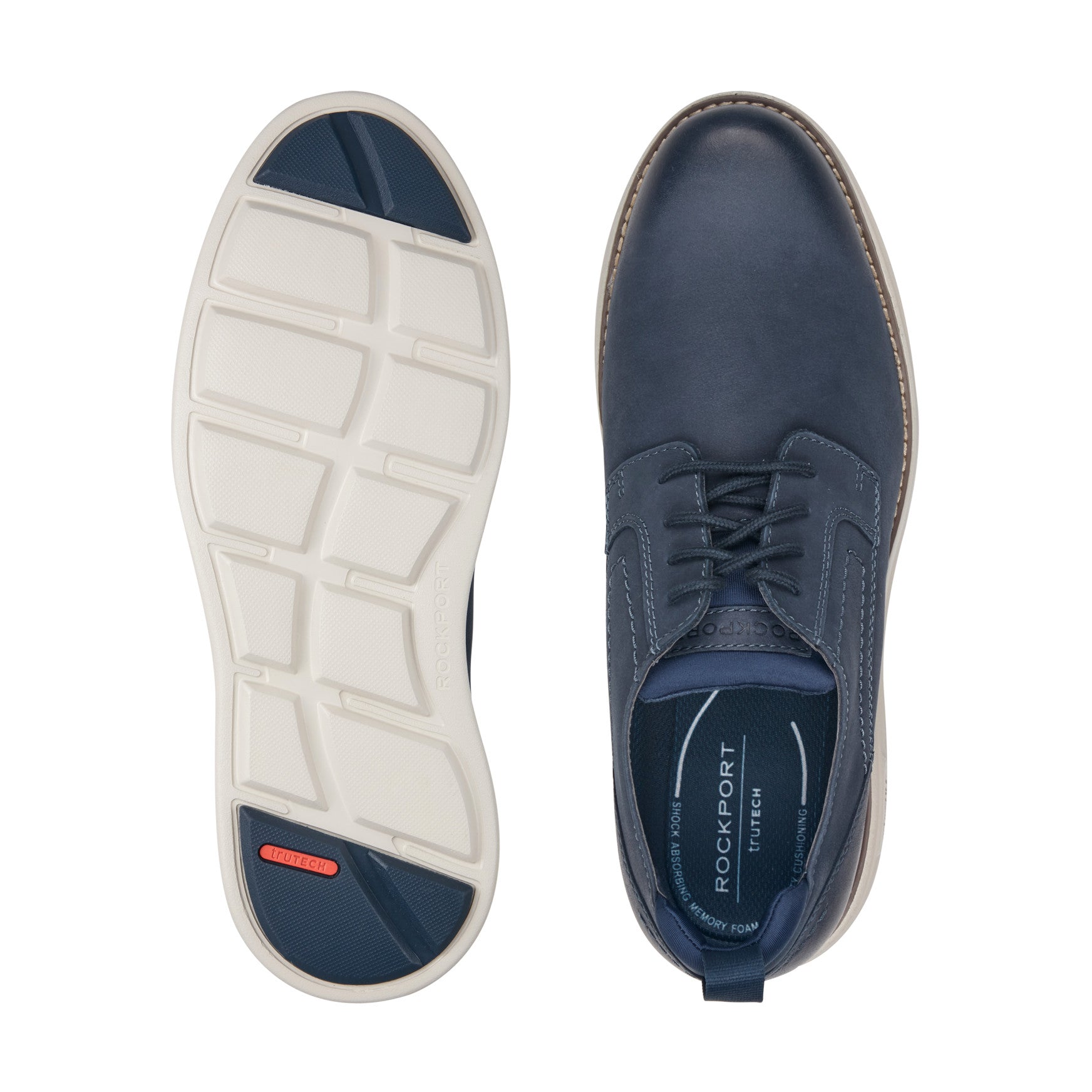 Rockport Men / Canton Casual Lace-up Oxford - Dark Blue Leather
