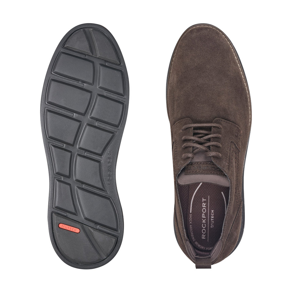 Rockport Men / Canton Casual Lace-up Oxford - Dark Brown Suede