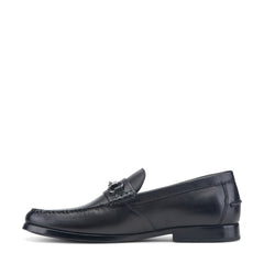 Rockport Men / Whit Classic Bit Loafers - Black Polished Leather